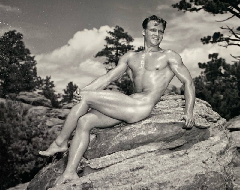 Physique Bodybuilding 1950’s Pat Burnham Great Outdoor Set With 12 Prints 4x5