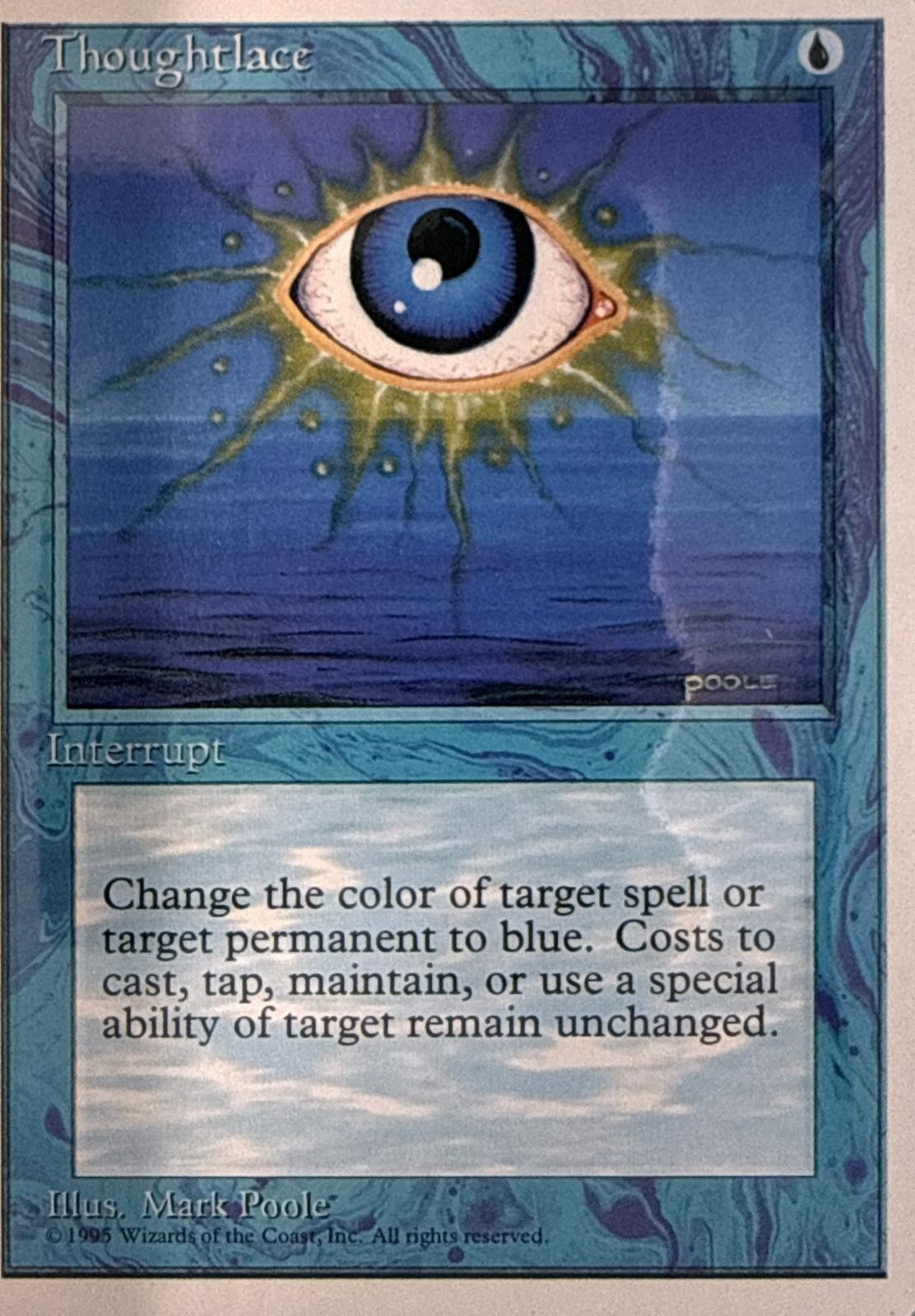 THOUGHTLACE RARE FOURTH EDITION MAGIC: THE GATHERING NM/M