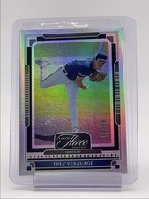 TREY YESAVAGE 2025 PANINI THREE AND TWO HOLO SILVER TORONTO /49 Q6971