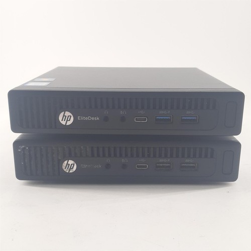 i5 HP Mini Desktop PC's Job Lot of 2 EliteDesk 800 G2 i5-6500T 8GB RAM 128GB SSD - Picture 8 of 10