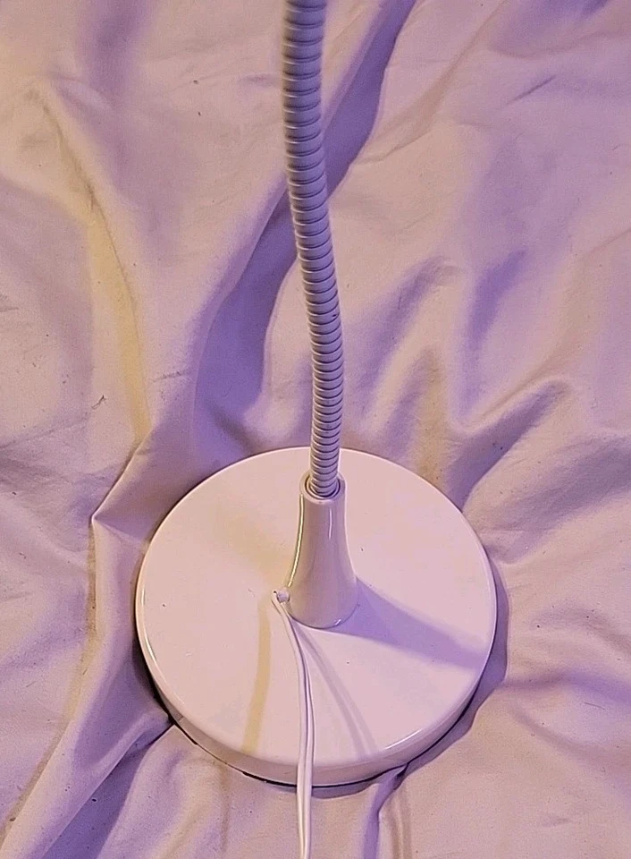 Vintage Ikea Jansjo White LED Gooseneck Desk Lamp Retired Adjustable - Image 4 of 4
