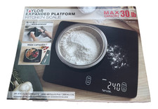 Taylor Waterproof Digital Kitchen Scale, 30lbs Max, Black E974 