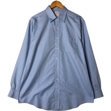 Used Brooks Brothers 346 long-sleeved cotton shirt size L men's 