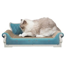 Cat Sofa Shape Scratch Pad for Large Medium Small Indoor Cats,Larger-Sized Re...
