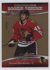 2015 Upper Deck Contours Rookie Resume Gold Rainbow 26/99 Vincent Hinostroza 0q3