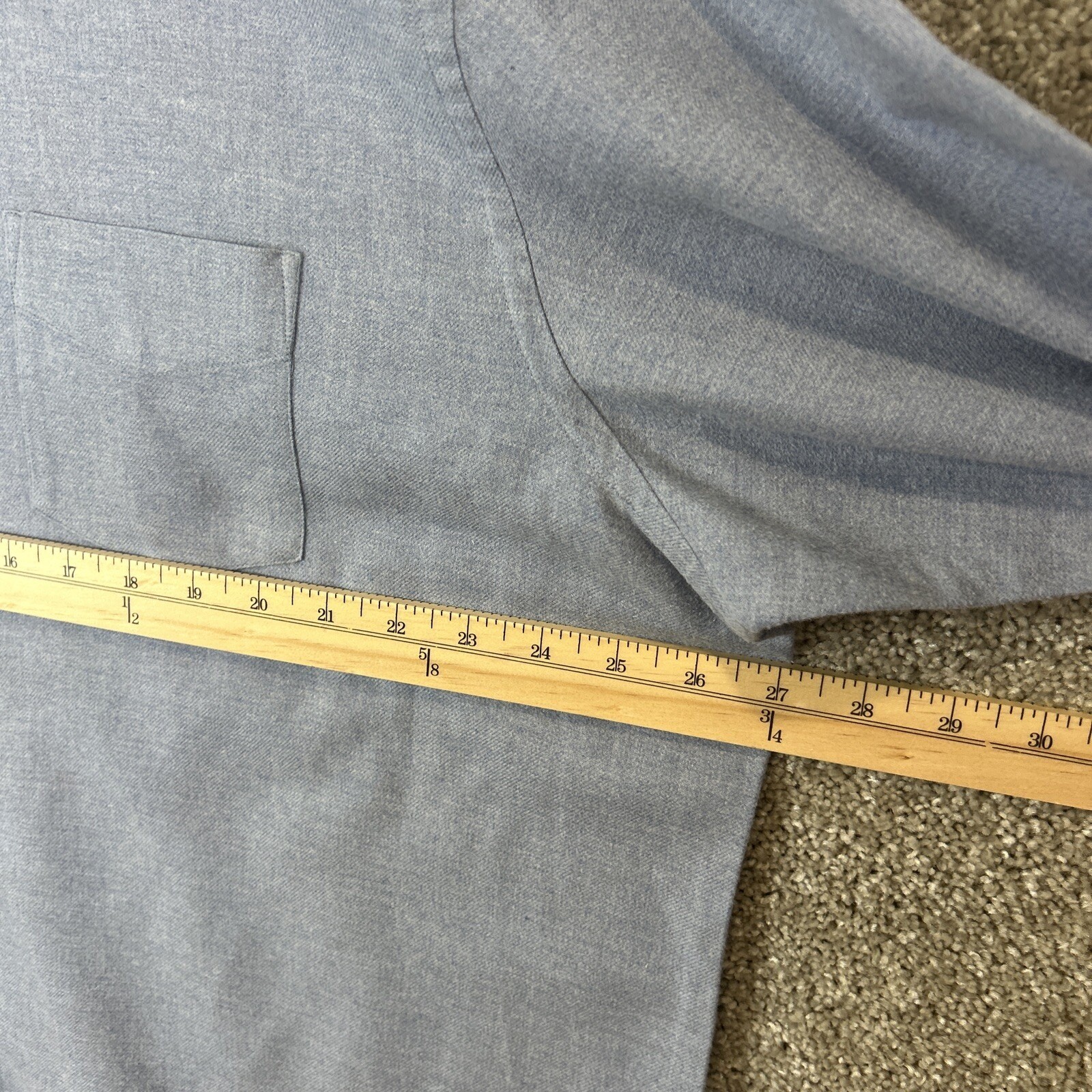 UNTUCKit Solid Blue Shirt Button Long Sleeve Men'… - image 7