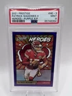 2021 Prestige Patrick Mahomes II Heroes-Purple #HE-3 86/149, PSA 9