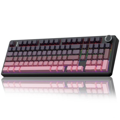 AULA F99 Pro Wireless Mechanical Keyboard with Knob,Tri-Mode BT5.0/USB-C/2.4G...