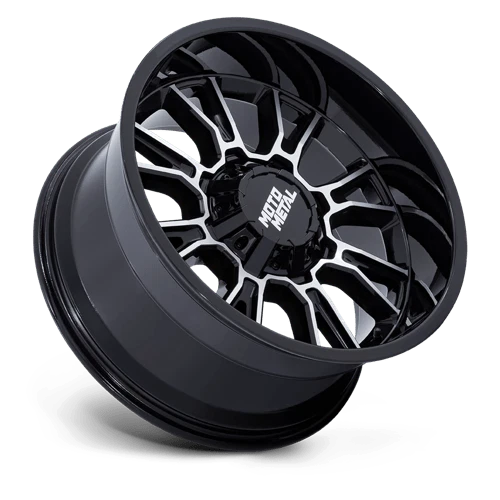 17X9 Moto Metal MO810 LEGACY 8X6.5 1MM NEGRO BRILLANTE MECANIZADO (4) Foto 2 de 4