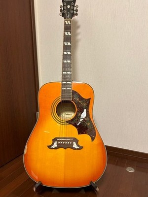 Epiphone Dove Pro Acoustic-Electric Guitar, Fishman Pickup, Used, Good Sound