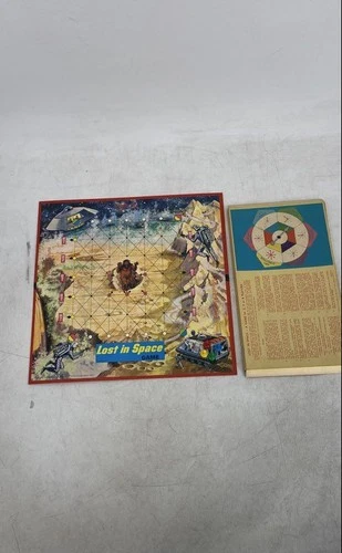 Vintage Science & Fiction Lost In Space Board Game By Milton Bradley