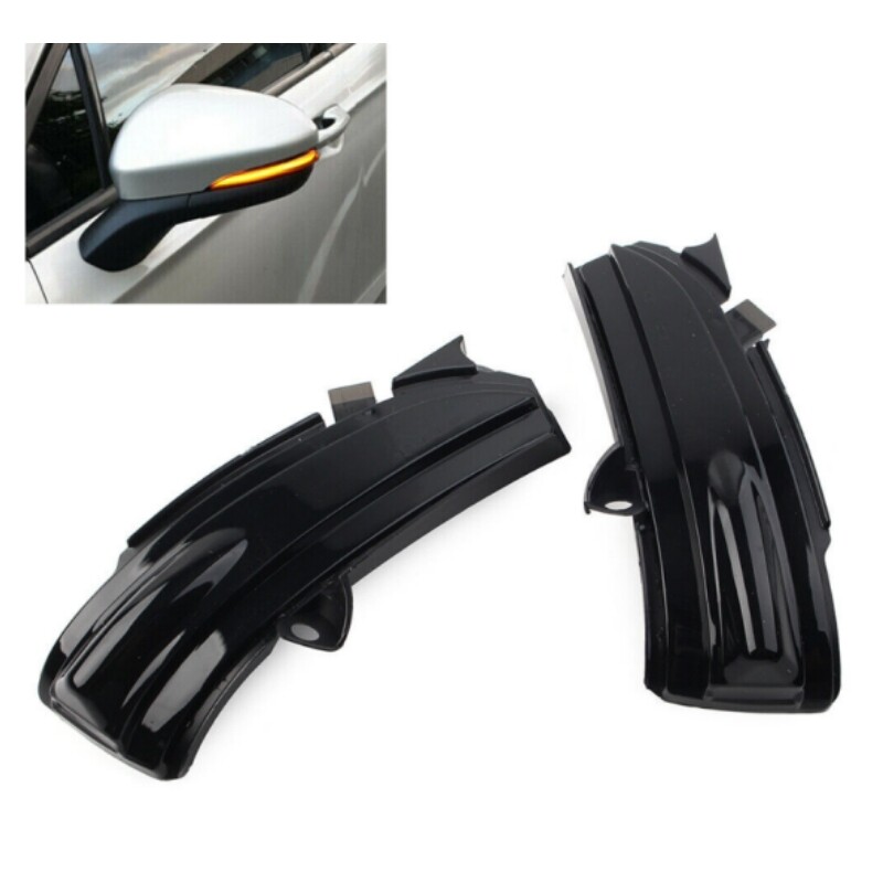 Dynamic LED Side Mirror Turn Signal Light For Ford Mondeo 14-18 2 Colors