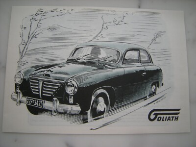 Prospekt Borgward Goliath GP 700 1950 - 1957  RP