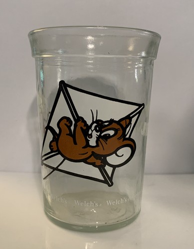 Vintage 90s Set Of 3 Welch’s Tom and Jerry Juice Glasses Surf Kite Roller Blade - Picture 5 of 10