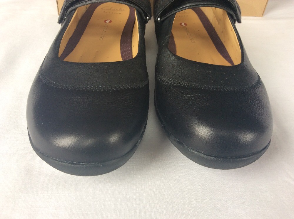 Clarks Negro Cuero Mary-janes pisos unhelma BNWB 8D 42 nuevo BNWB unhelma Artesanal 7fee4f Clarks Negro Cuero Mary-janes pisos unhelma BNWB 8D 42 nuevo BNWB unhelma Artesanal 7fee4f