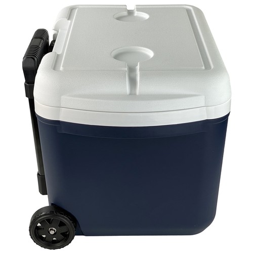 30 QT Rolling Hard Side Cooler 42-Can Wheeled Portable Cooler for Camping US - Picture 9 of 13