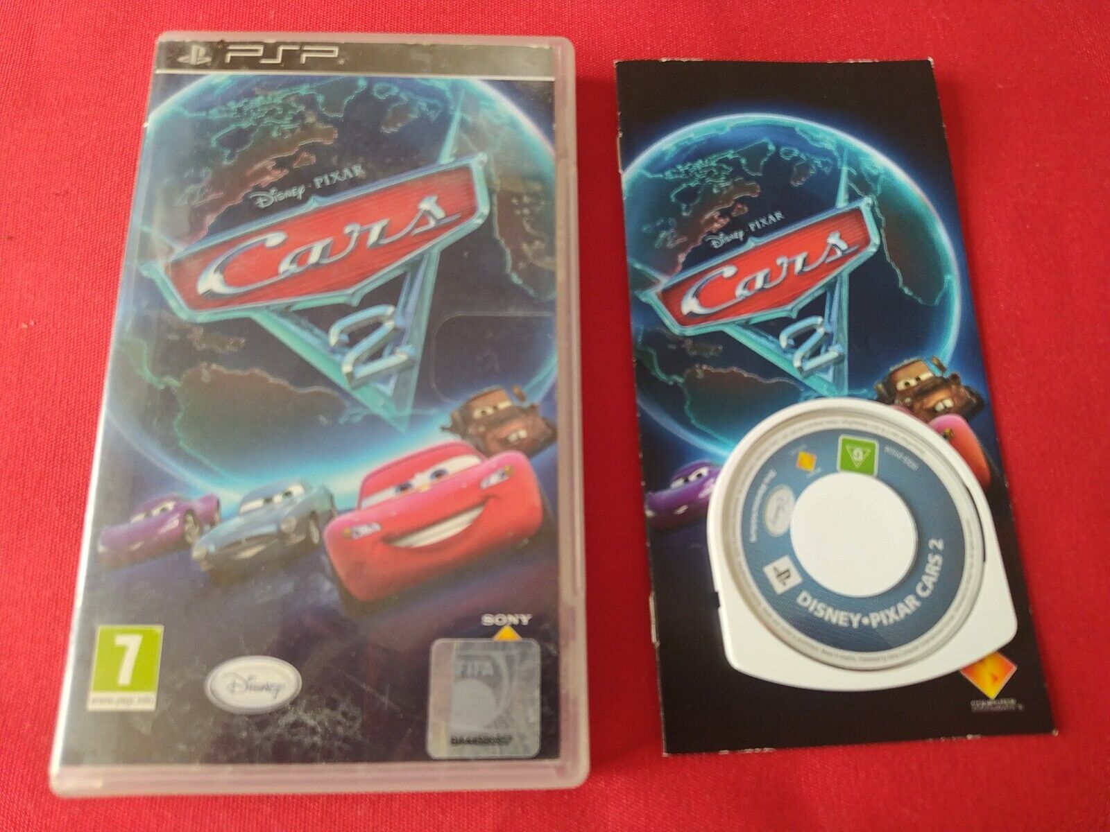 Carros 2 Psp Jogo Umd Original Playstation Portátil Cars Top