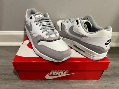 Nike Air Max 1 ''Inside Out'' Wolf Grey Black White AH8145-113 Size 12