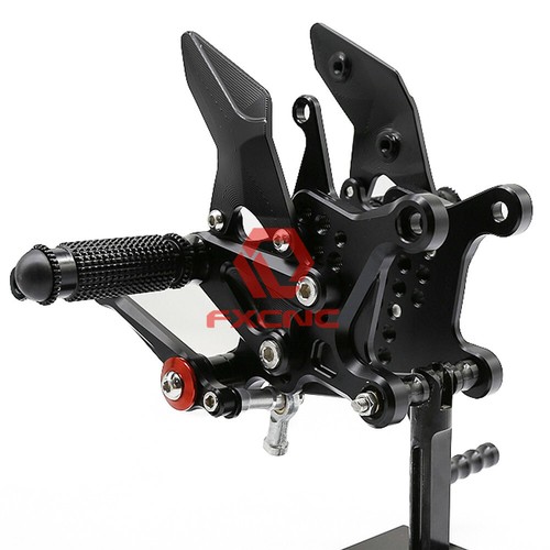 FXCNC CNC estriba de ajuste delantero reposapiés montaje trasero para ZX25R 2020-2021 negro - Imagen 11 de 11