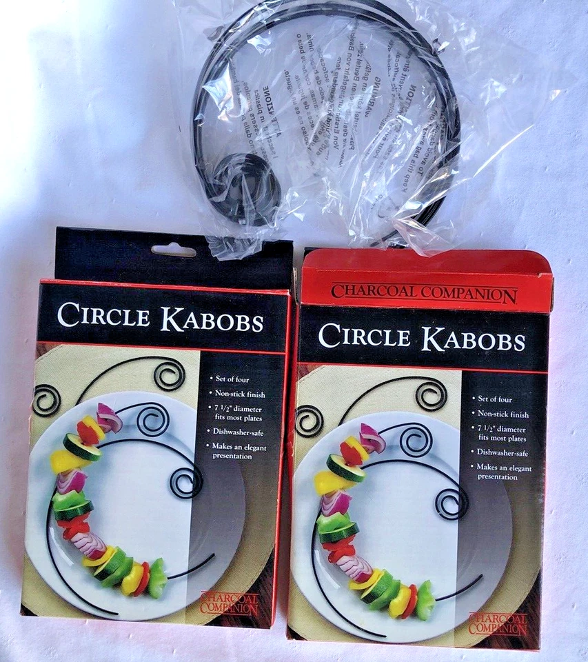 NEW KABOBS skewers grill BBQ cook vegetables 8 skewers 2 boxes - Image 2 of 4