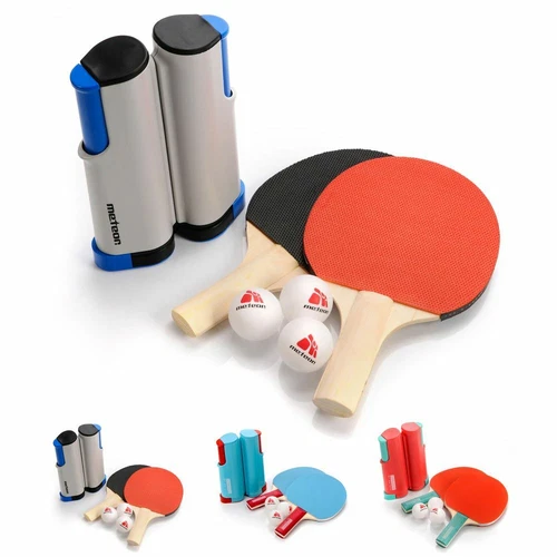 Tischtennisschläge Tischtennis Netz Zwei Fledermäuse Ball Professional Amateur 