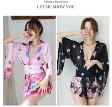 Sexy Women Lingerie Japanese Exotic Costume Nightwear Cosplay kimono Clubwear