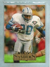 BARRY SANDERS - 1995 Fleer Ultra - #107 - Lions - $1.00 Shipping