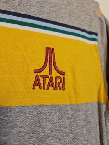 T-Shirt von Junkfood Atari klein gelb grau Retro Vintage - Bild 2 von 5