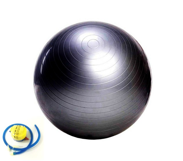 grey exercise ball