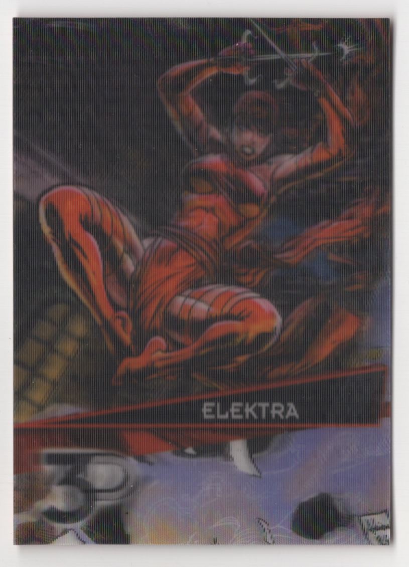 2015 Upper Deck Marvel 3D Variant Elektra #46-3D