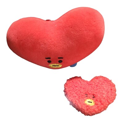 BTS BT21 Official Tata Soft Plush Lying Bag Charm Keychain 4