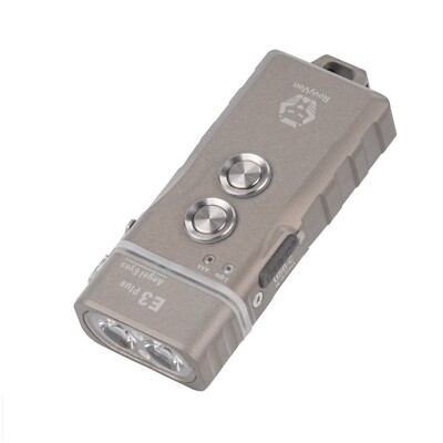 RovyVon E3 Plus  Keychain Flashlight - 700 Lumen Desert Tan, CW