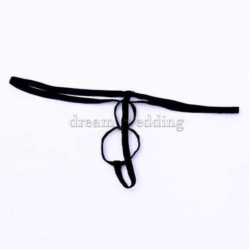 G-String Tanga-Unterteil Doppelring Männer Unterwäsche Reizwäsche-Schwarz - Bild 6 von 7