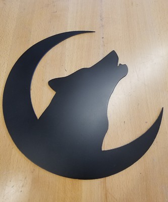 Howl at the Moon metal wall art plasma cut home decor gift idea | eBay
