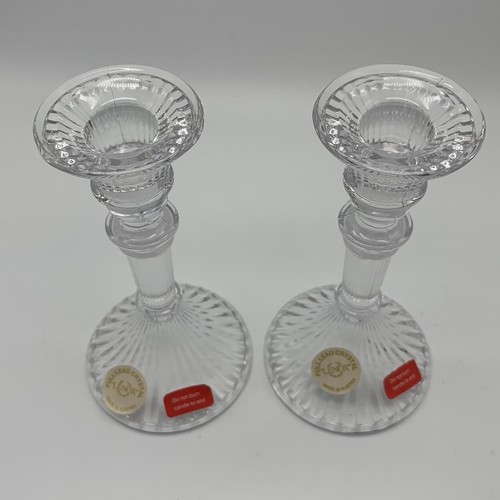 Vintage Lenox Crystal Candlestick Holders Made in Austria Set of 2 - Picture 2 of 6