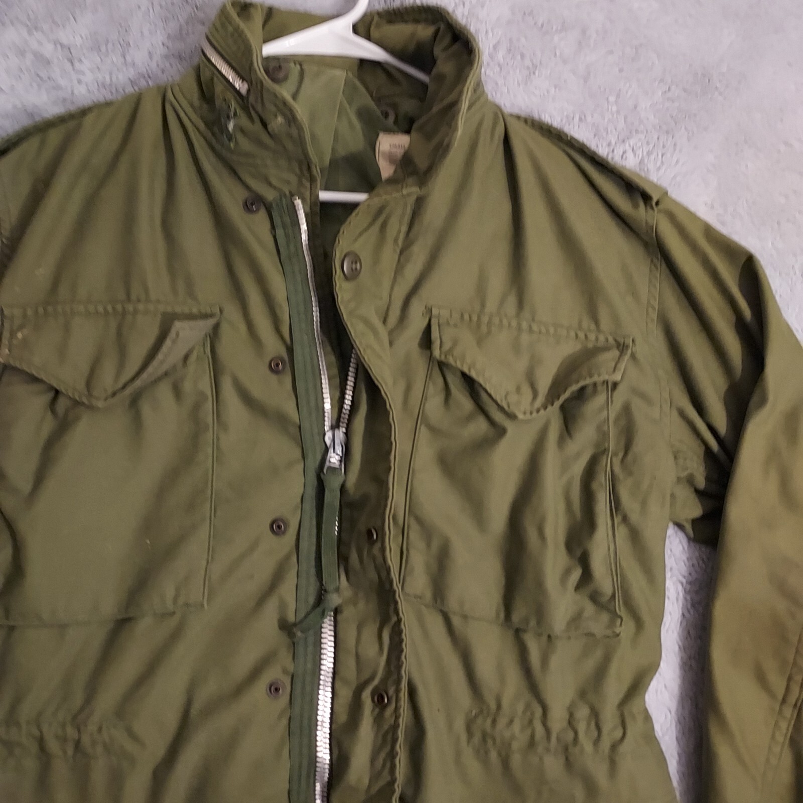 Vintage Army M65 Field Jacket Mens Small Short 70s Co… Gem