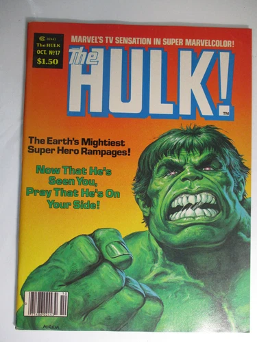 The Hulk Magazine #17, Early Moon Knight Appearance, VF+ 8.5, 1979