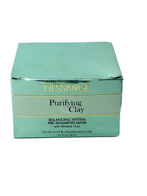 Dessange PURIFYING CLAY 5.1 oz Balancing System PRE-SHAMPOO MASK oily roots NEW