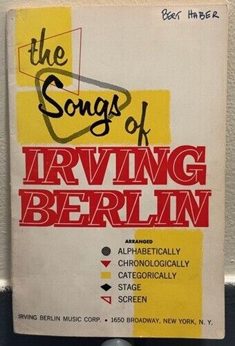 Die Lieder von Irving Berlin, seltenes und Sammelbuch - SEHR GUT - Bild 1 von 6