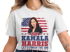 2024 Kamala Harris Let's Finish The Job T-Shirt
