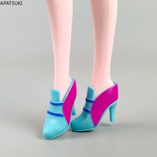 Blue Magenta Fashion Shoes for Monster High Doll Heel Shoes Dolls Accessories