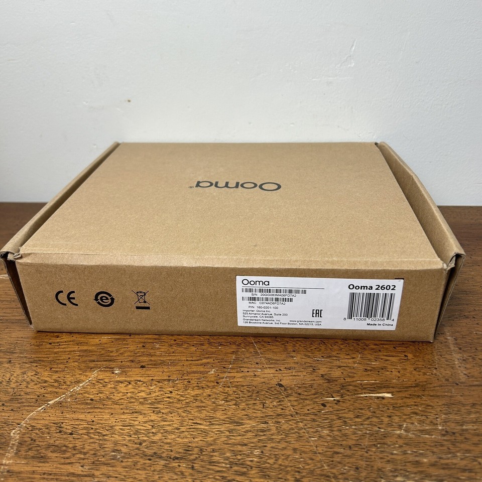 Ooma 2602 Business IP Desk Phone Works with Office Cloud Based VoIP