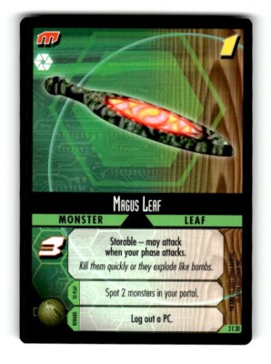 2004 Decipher .hack Enemy Trading Card Game #2C30 Magnus Leaf