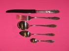 1910-1942 Oneida 34 Pc. Community Silver Plate Flatware w/Case + 8 mini Spoons — photo 6