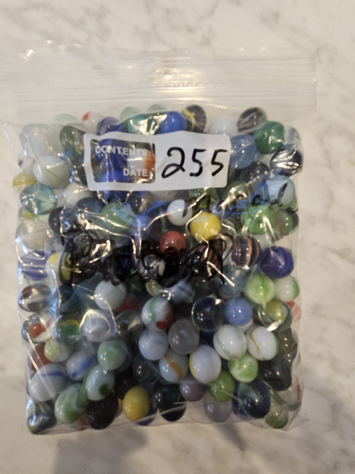 Vintage Lot Of +/ 250 Marbles Various Sizes Estate Find. eBay