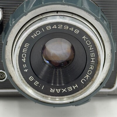 Vintage Konica Konishiroku Rangefinder Black Camera W/ 1:28 40mm