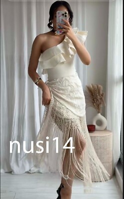 スカート ANIYE BY Women Mid Skirts 185895 01239 White s-l400.jpg