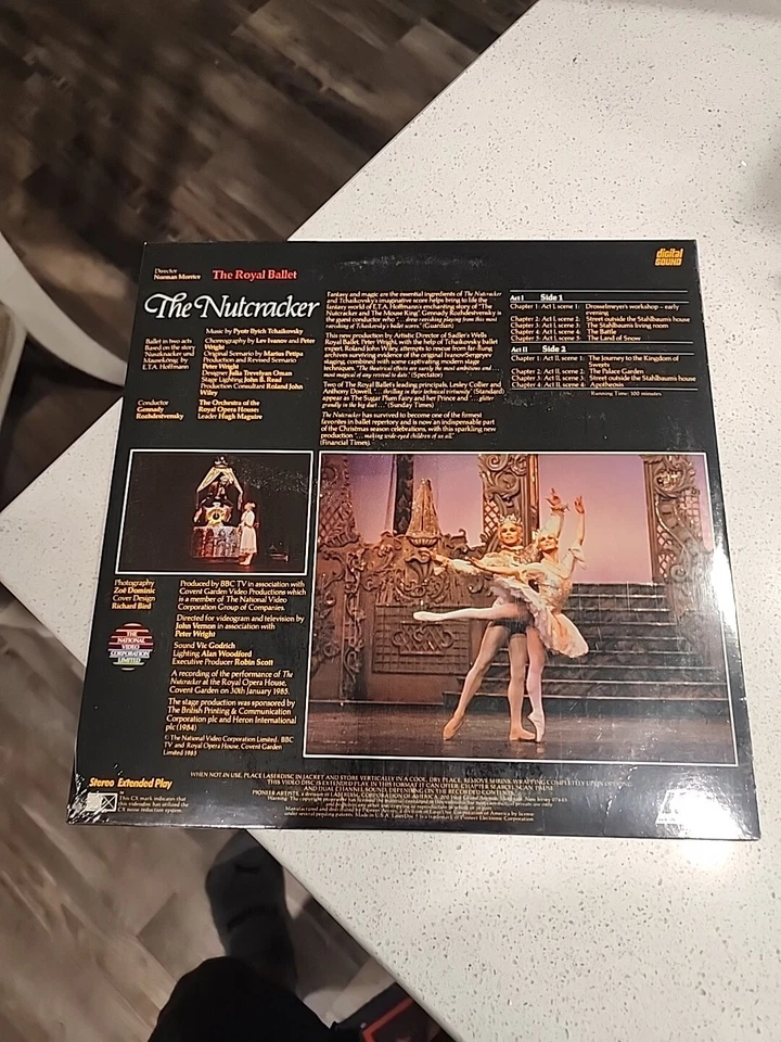 The Nutcracker Royal Ballet Laserdisc PA-87-202 Covent Garden Sealed NEW! - Image 3 of 4