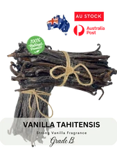 VANILLA BEANS GRADE B, 20 Beans, 12 cm, Free Shipping