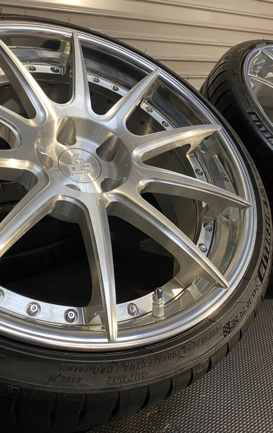 20/21" PROJECT6GR FORGED BRUSHED WHEELS MICHELIN TIRE FOR MCLAREN 570S 600LT 650